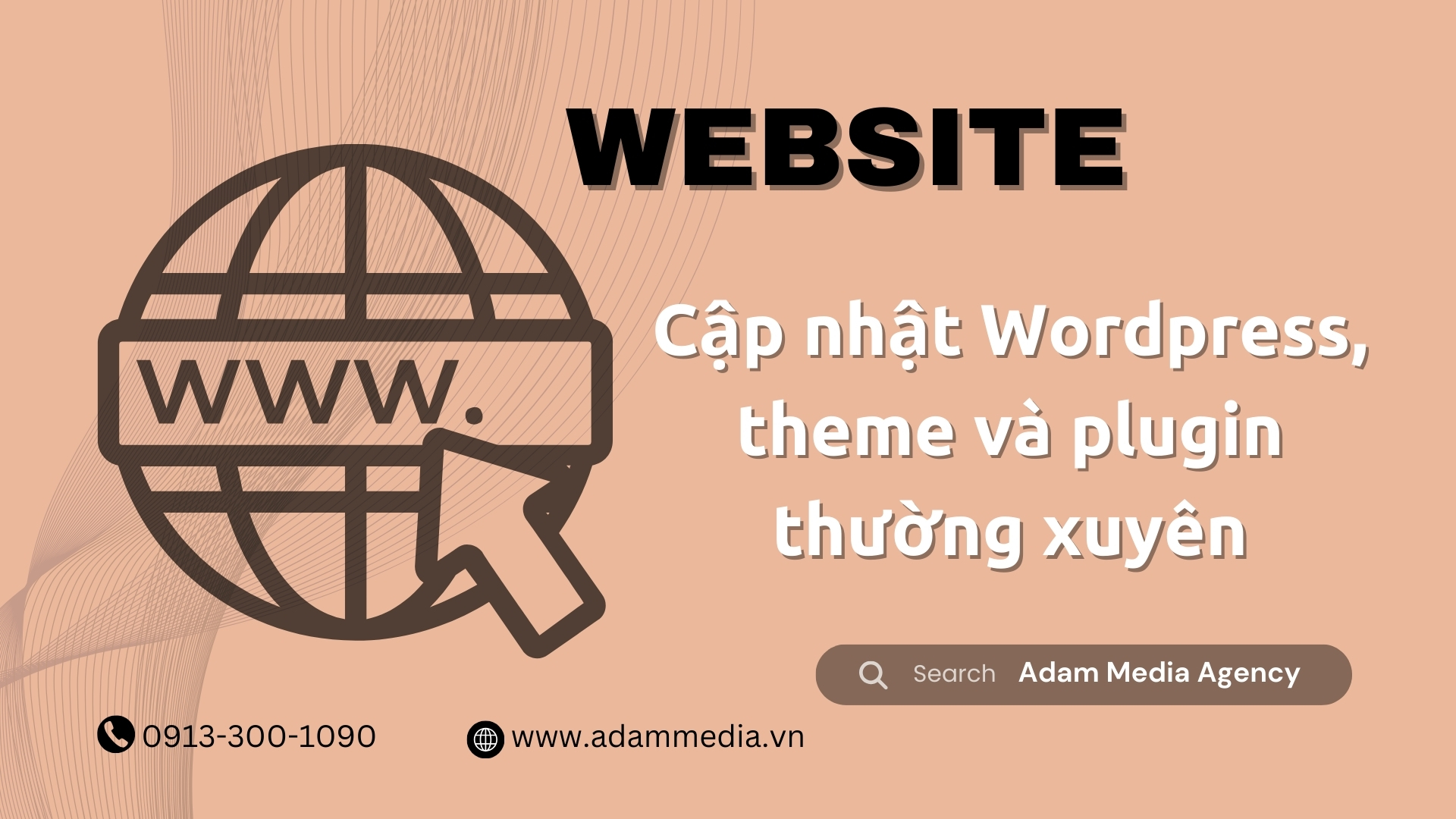 Cập nhật WordPress, theme và plugin thường xuyên