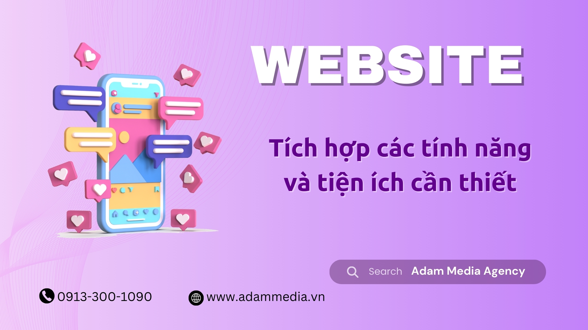 Dịch Vụ Làm Trang Web Tốt - Tích hợp các tính năng và tiện ích cần thiết