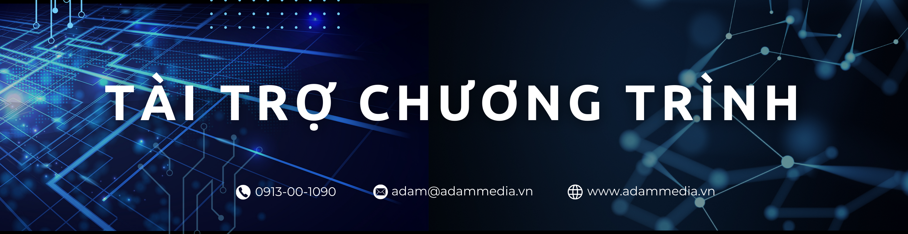 Tài Trợ Chương Trình - Adam Media