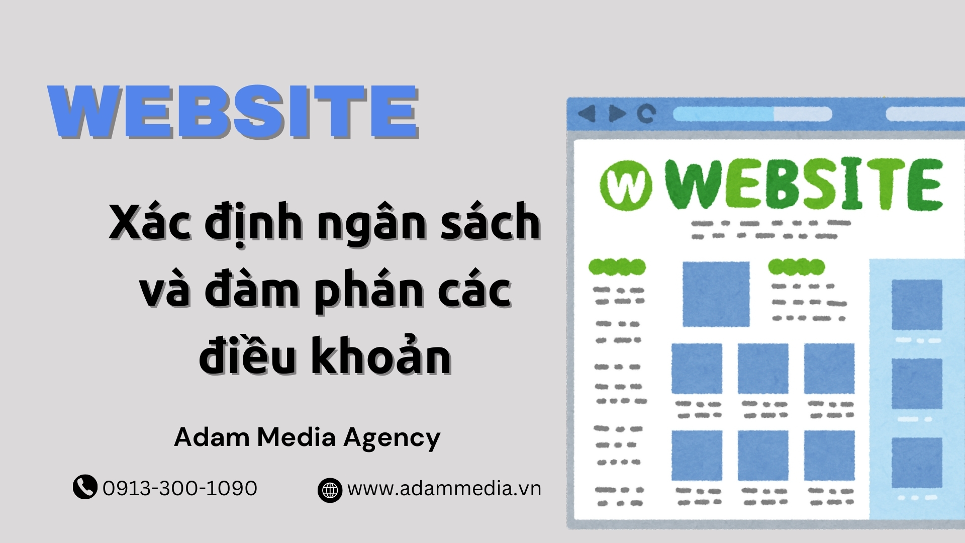 Xác định ngân sách và đàm phán các điều khoản khi chọn Thiết Kế Website Trọn Gói