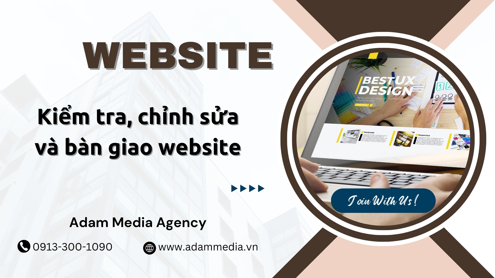 Kiểm tra, chỉnh sửa và bàn giao website