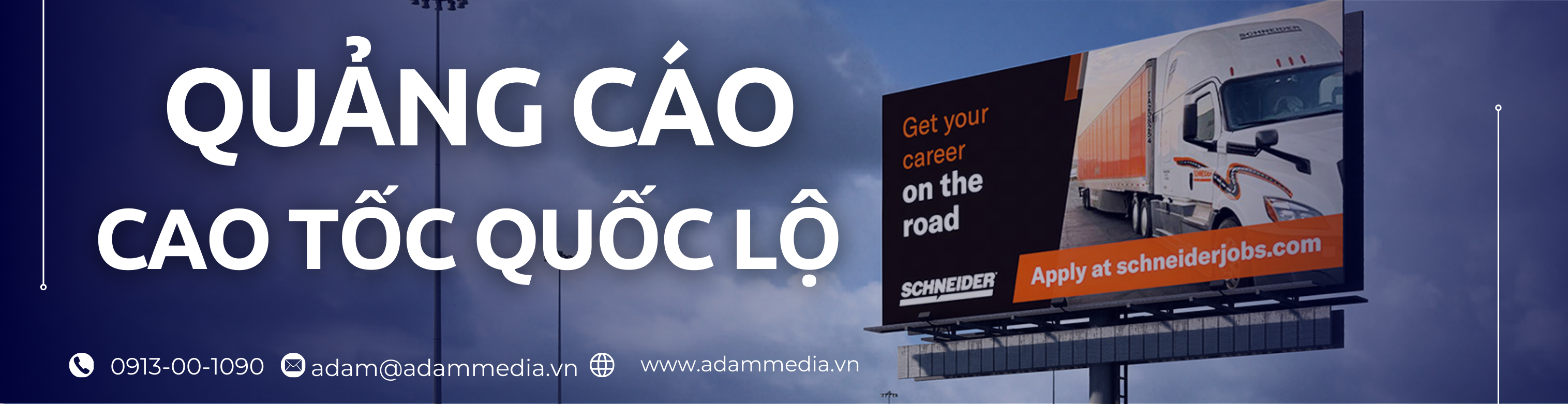 Bảng Quảng Cáo Cao Tốc, Quốc Lộ - Adam Media